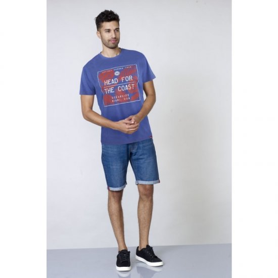 D555 Arizona T-shirt Blue - T-krekli - T-krekli - 2XL-14XL