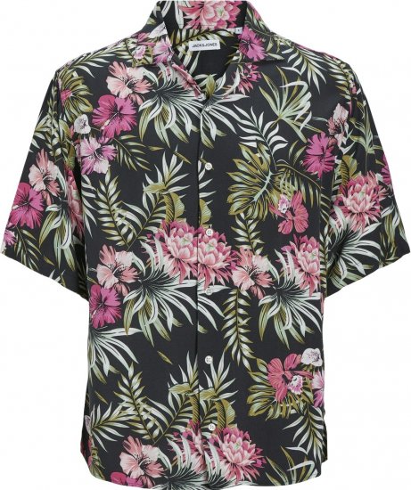 Jack & Jones JJEJEFF RESORT SHIRT Pink Nectar - Krekli - Krekli - 2XL-8XL