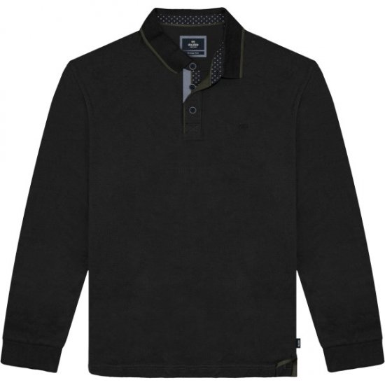 Double Outfitters PS-3098 Polo Shirt Print Black - Polo krekli - Polo krekli - 2XL-8XL