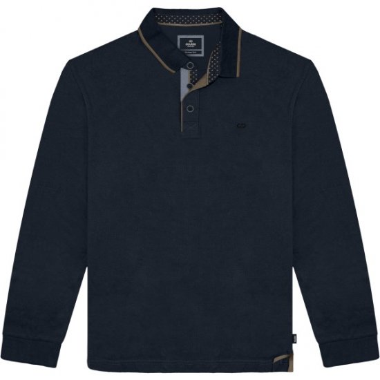 Double Outfitters PS-3098 Polo Shirt Print Navy - Polo krekli - Polo krekli - 2XL-8XL