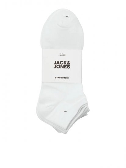 Jack & Jones Louis Zeķes Balts 3-pack - Apakšveļa un peldšorti - Apakšveļa - 2XL-8XL