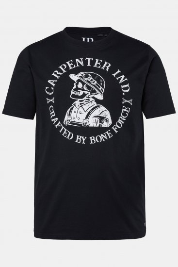 JP1880 T-Shirt Chest Print Bone Force Black - T-krekli - T-krekli - 2XL-14XL