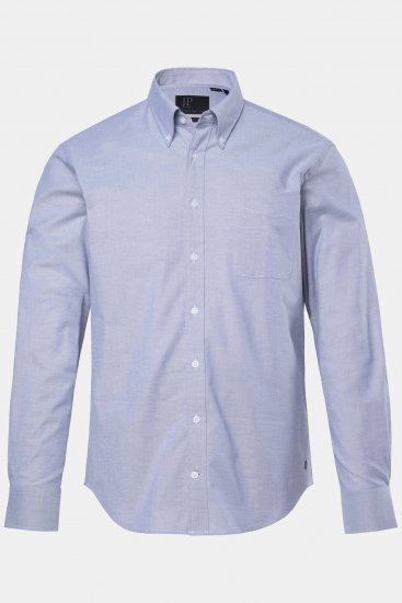 JP1880 Oxford Shirt Flexnamic Long Sleeve Grey - Krekli - Krekli - 2XL-8XL