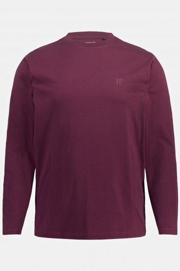 JP1880 Long Sleeve OEKO-TEX T-shirt Dark Red - T-krekli - T-krekli - 2XL-14XL