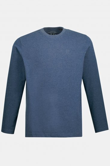 JP1880 Long Sleeve OEKO-TEX T-Shirt Blue Denim - T-krekli - T-krekli - 2XL-14XL