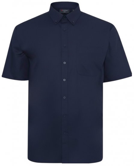 Espionage SH149 Plain Short Sleeve Shirt Navy - Krekli - Krekli - 2XL-8XL