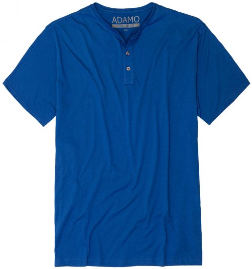 Adamo Silas Regular fit Serafino T-shirt Royal Blue - T-krekli - T-krekli - 2XL-14XL