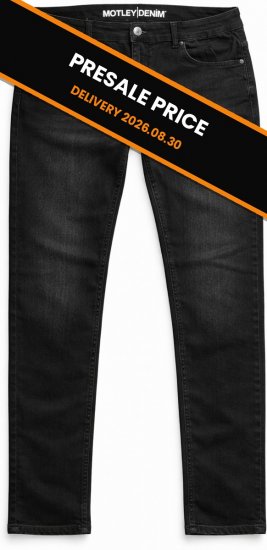 Motley Denim Soho 5-Pocket Jeans Black - Džinsi un bikses - Džinsi un Bikses - W40-W70