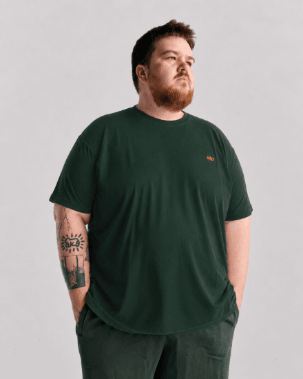 Motley Denim Stockholm T-shirt Racing Green - T-krekli - T-krekli - 2XL-14XL