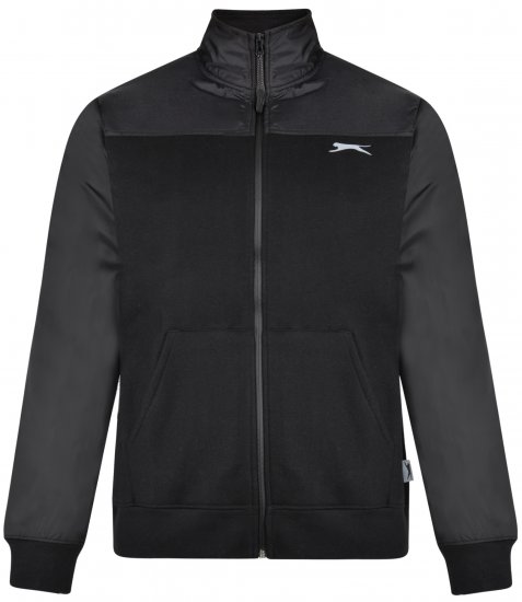 Slazenger Tatum Funnel Neck Black - Džemperi un džemperi ar kapuci - Džemperi - 2XL-14XL