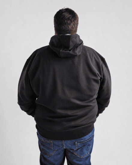 Motley Denim Riga Hoodie Black - Džemperi un džemperi ar kapuci - Džemperi - 2XL-14XL