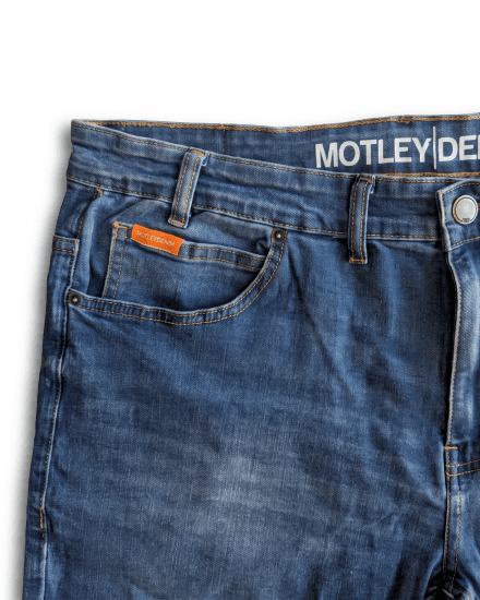 Motley Denim Soho 5-Pocket Jeans Blue Wash - Džinsi un bikses - Džinsi un Bikses - W40-W70