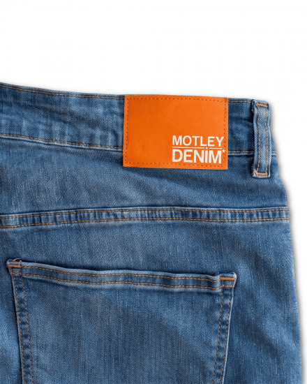 Motley Denim Soho 5-Pocket Jeans Blue Wash - Džinsi un bikses - Džinsi un Bikses - W40-W70