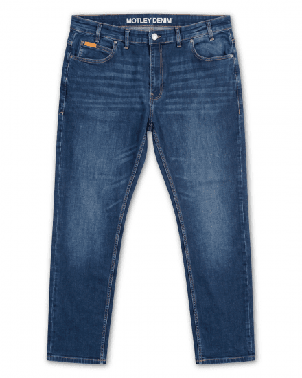 Motley Denim Soho 5-Pocket Jeans Mid Wash - Džinsi un bikses - Džinsi un Bikses - W40-W70