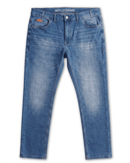 Motley Denim Soho 5-Pocket Jeans Blue Wash - Džinsi un bikses - Džinsi un Bikses - W40-W70