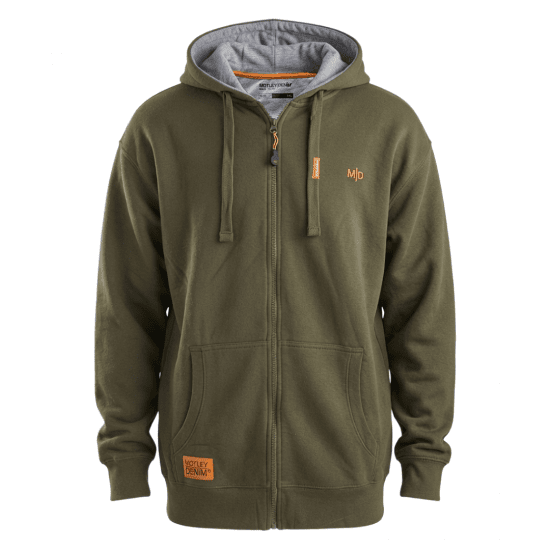 Motley Denim Copenhagen Hoodie Dark Khaki - Džemperi un džemperi ar kapuci - Džemperi - 2XL-14XL