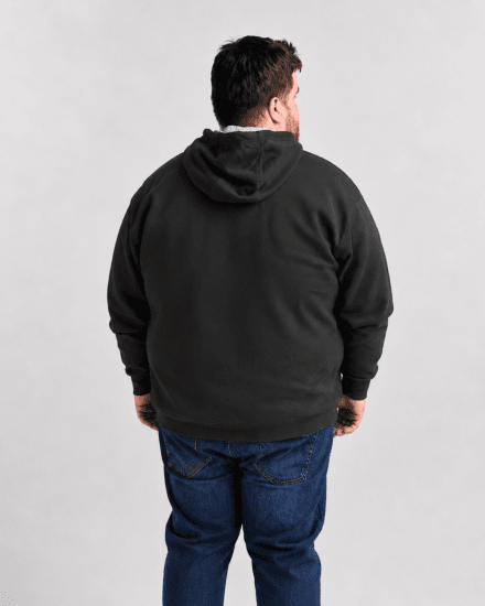Motley Denim Copenhagen Hoodie Charcoal - Džemperi un džemperi ar kapuci - Džemperi - 2XL-14XL