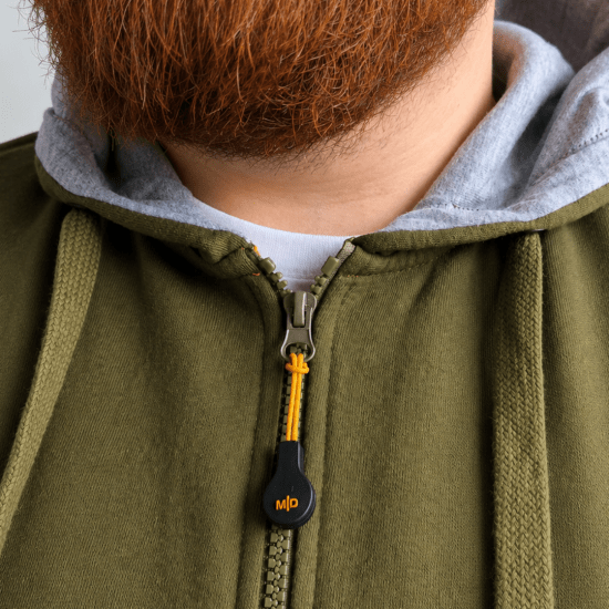 Motley Denim Copenhagen Hoodie Dark Khaki - Džemperi un džemperi ar kapuci - Džemperi - 2XL-14XL