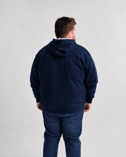 Motley Denim Copenhagen Hoodie Navy - Džemperi un džemperi ar kapuci - Džemperi - 2XL-14XL