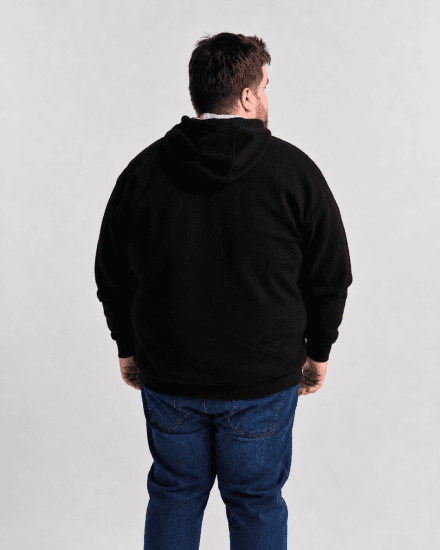 Motley Denim Copenhagen Hoodie Black - Džemperi un džemperi ar kapuci - Džemperi - 2XL-14XL