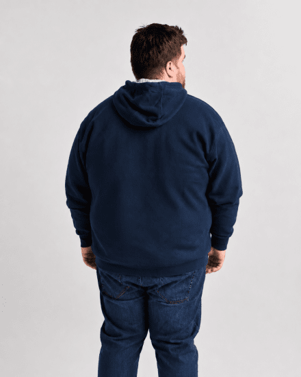 Motley Denim Copenhagen Hoodie Dark Indigo - Džemperi un džemperi ar kapuci - Džemperi - 2XL-14XL