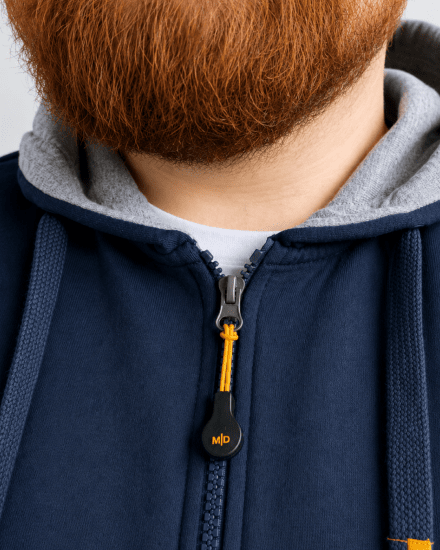 Motley Denim Copenhagen Hoodie Dark Indigo - Džemperi un džemperi ar kapuci - Džemperi - 2XL-14XL