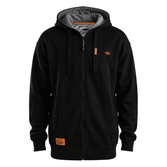 Motley Denim Copenhagen Hoodie Black - Džemperi un džemperi ar kapuci - Džemperi - 2XL-14XL