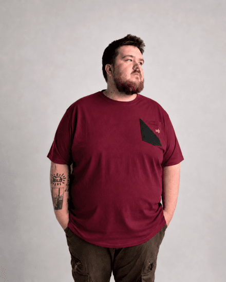 Motley Denim Milan T-krekls Sarkans - T-krekli - T-krekli - 2XL-14XL