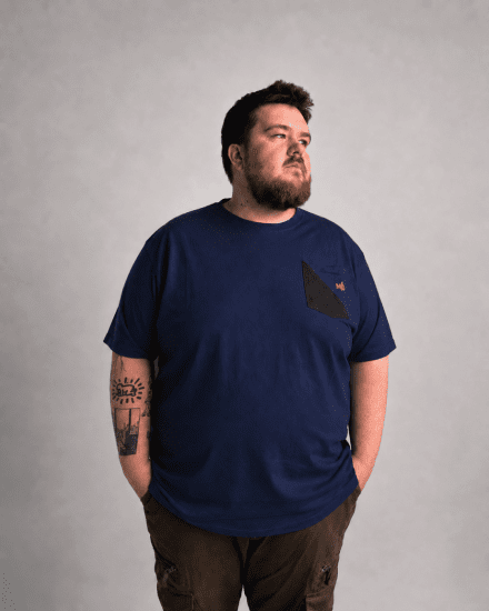 Motley Denim Milan T-krekls Tumši zils - T-krekli - T-krekli - 2XL-14XL