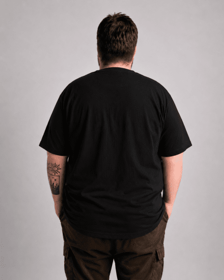 Motley Denim Milan T-krekls Melns - T-krekli - T-krekli - 2XL-14XL