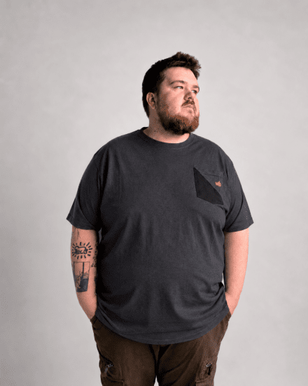Motley Denim Milan T-krekls Tumši pelēks - T-krekli - T-krekli - 2XL-14XL
