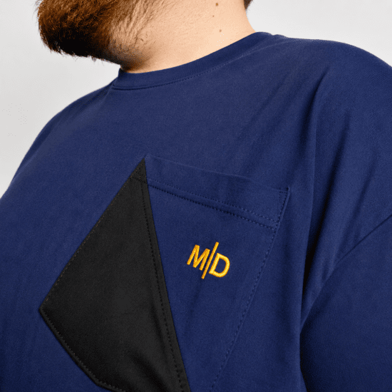 Motley Denim Milan T-krekls Tumšs indigo - T-krekli - T-krekli - 2XL-14XL