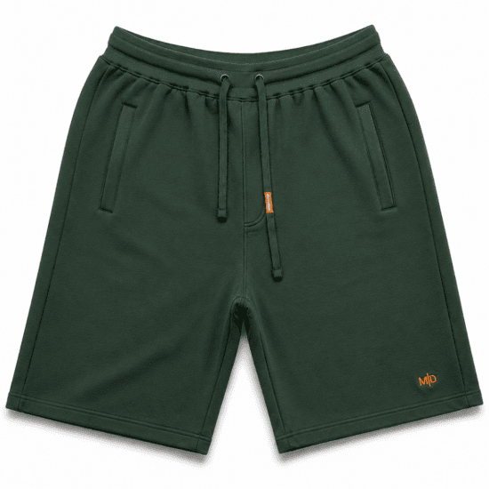 Motley Denim Paris Sweatshorts Racing Green - Sporta bikses un šorti - Sporta bikses un Sporta šorti - 2XL-12XL