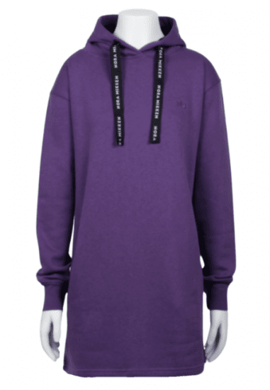 Nora Mikken KRISTINA Long Hoodie Purple - Džemperi un džemperi ar kapuci - 