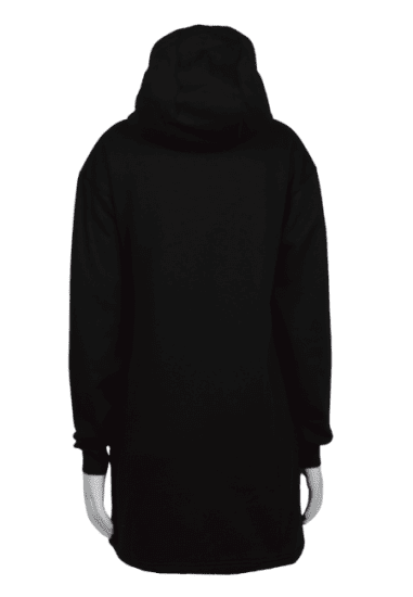 Nora Mikken KRISTINA Long Hoodie Black - Džemperi un džemperi ar kapuci - 