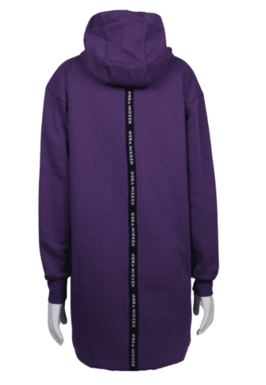 Nora Mikken KADRI Long Hoodie Purple - Džemperi un džemperi ar kapuci - 
