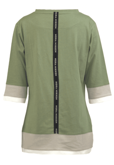 Nora Mikken ANNELI T-Shirt Green - T-krekli - 
