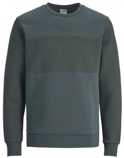 Jack & Jones JCOVETTEL Sweatshirt Spruce - Džemperi un džemperi ar kapuci - Džemperi - 2XL-14XL