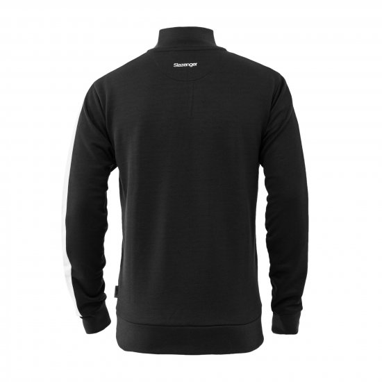 Slazenger Vince track Jacket Black - Džemperi un džemperi ar kapuci - Džemperi - 2XL-14XL