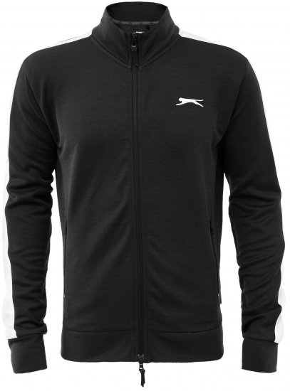 Slazenger Vince track Jacket Black - Džemperi un džemperi ar kapuci - Džemperi - 2XL-14XL