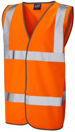 Leo Tarka Waistcoat Hi-Vis Orange - Darba apģērbs - Darba apģērbs - 3XL-10XL