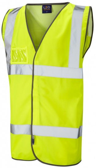 Leo Velator Mesh Back Waistcoat Hi-Vis Yellow - Darba apģērbs - Darba apģērbs - 3XL-10XL