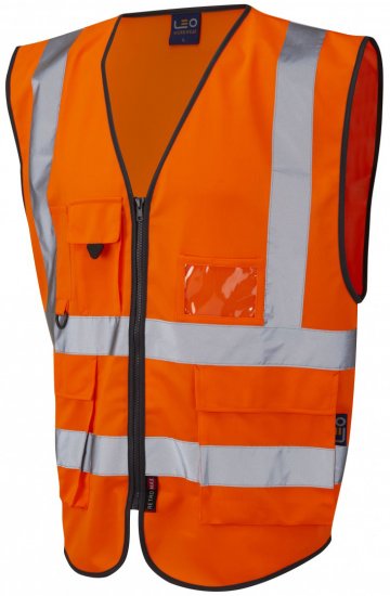 Leo Lynton Superior Waistcoat Hi-Vis Orange - Darba apģērbs - Darba apģērbs - 3XL-10XL
