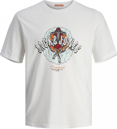 Jack & Jones JORCOCONUT T-shirt Bright White - T-krekli - T-krekli - 2XL-14XL