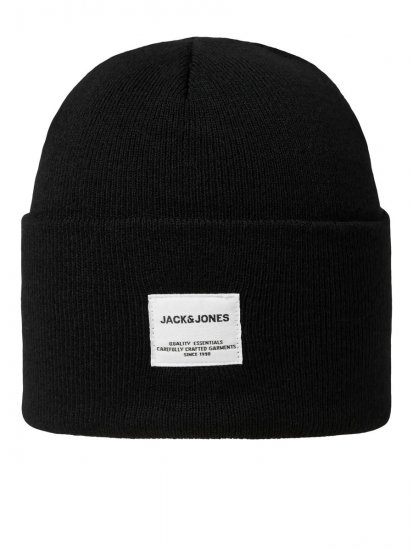 Jack & Jones Long Knit Adīta cepure Melns - Adītās cepures - 