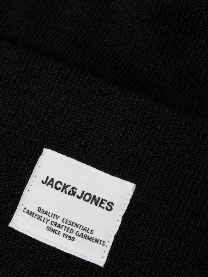 Jack & Jones Long Knit Adīta cepure Melns - Adītās cepures - 