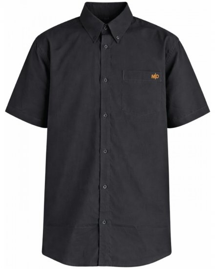Motley Denim Zagreb Īsroku krekls Tumši pelēks - Krekli - Krekli - 2XL-8XL