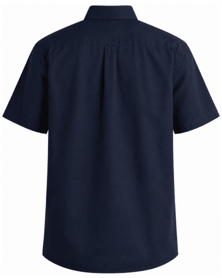 Motley Denim Zagreb Īsroku krekls Tumši zils - Krekli - Krekli - 2XL-8XL