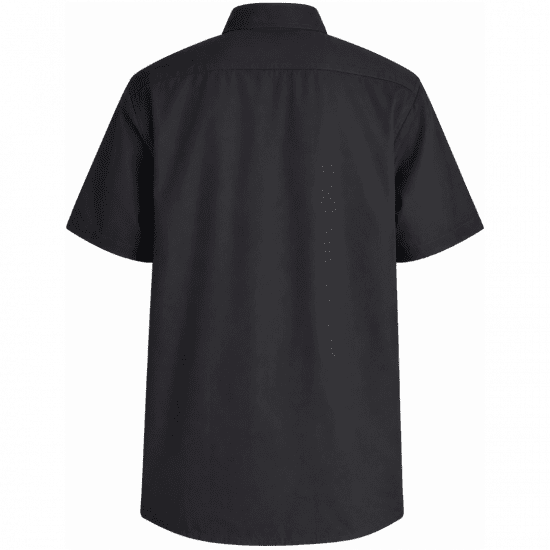 Motley Denim Zagreb Īsroku krekls Melns - Krekli - Krekli - 2XL-8XL