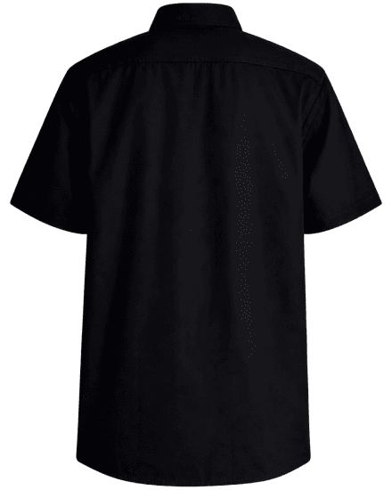 Motley Denim Zagreb Īsroku krekls Melns - Krekli - Krekli - 2XL-8XL
